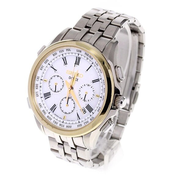 SEIKO Dolce Exceline SADA038/8B92-0AJ0 Solar Powered Radio Men's Watch